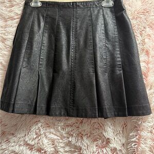 Free People Mini Skirt in Black with Chic Design